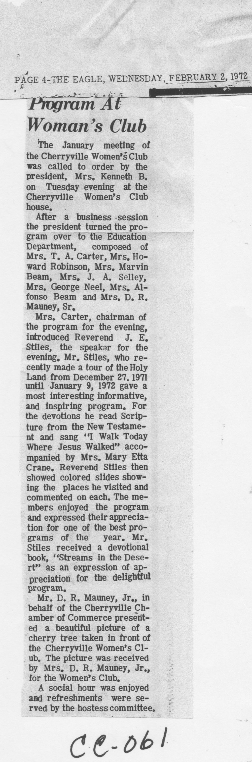 Cherryville Historical MuseumHome